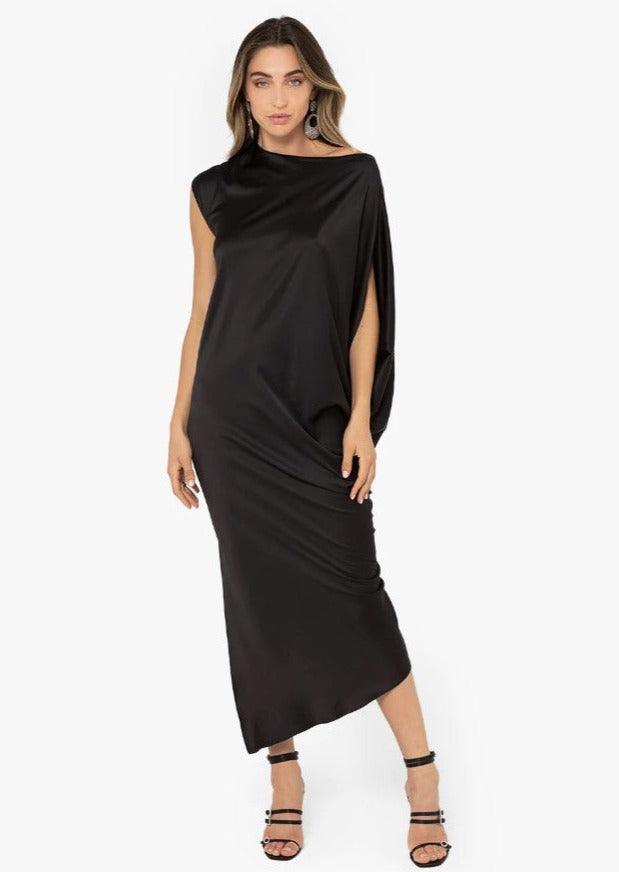 Just Bee Queen - Mariah Dress in Black - OutDazl