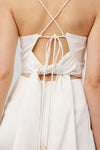 Keepsake - Shine Mini Dress in Oyster - OutDazl