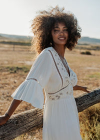 Maxi Embroidered Dress Barbados-Piti Cuiti-OutDazl