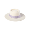Lack of Color - Lavender Lolita Wool Boater Hat - OutDazl