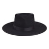 Lack of Color - Noir Rancher Wool Fedora Hat - OutDazl