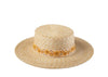 Lack of Color - Spencer Boater Straw Hat Retro Marigold - OutDazl