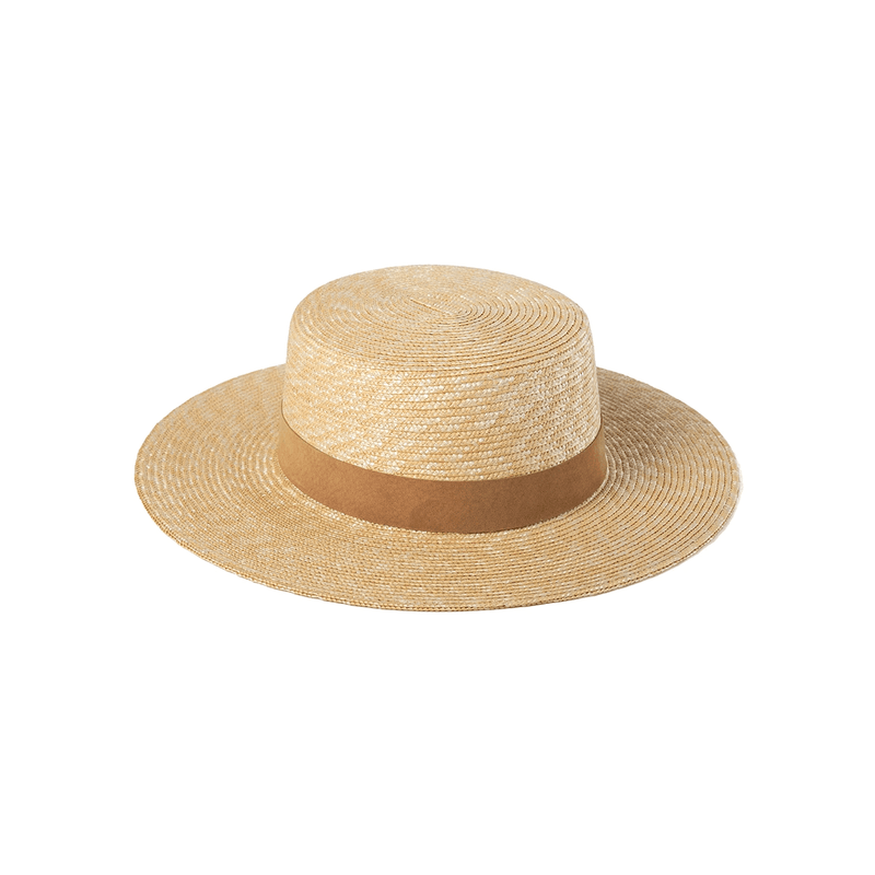 Lack of Color - Spencer Boater Straw Hat with Suede - OutDazl