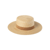 Lack of Color - Spencer Boater Straw Hat with Suede - OutDazl