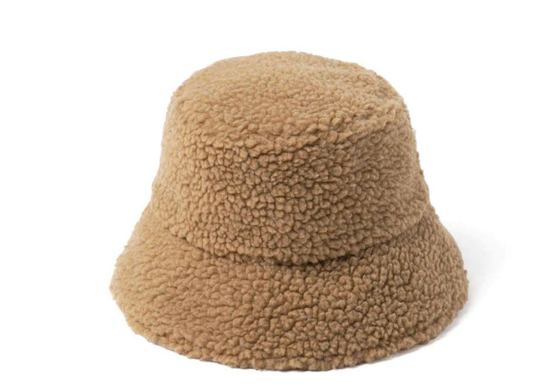 Lack of Color - Teddy Bucket Hat in Camel - OutDazl