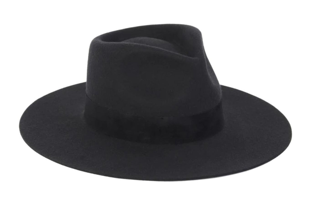 Lack of Color - The Mirage Wool Fedora Hat in Black - OutDazl