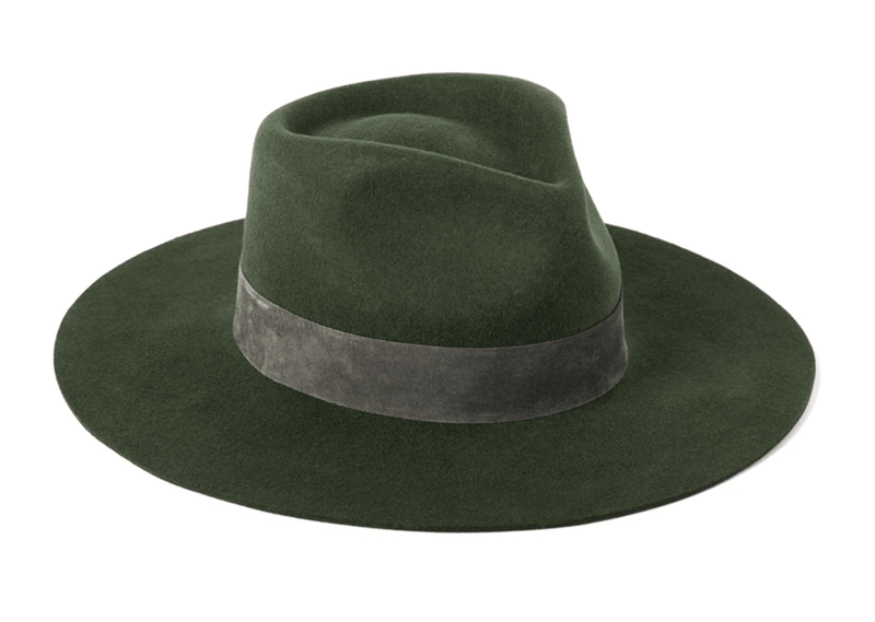 Lack of Color - The Mirage Wool Fedora Hat in Forest Green - OutDazl