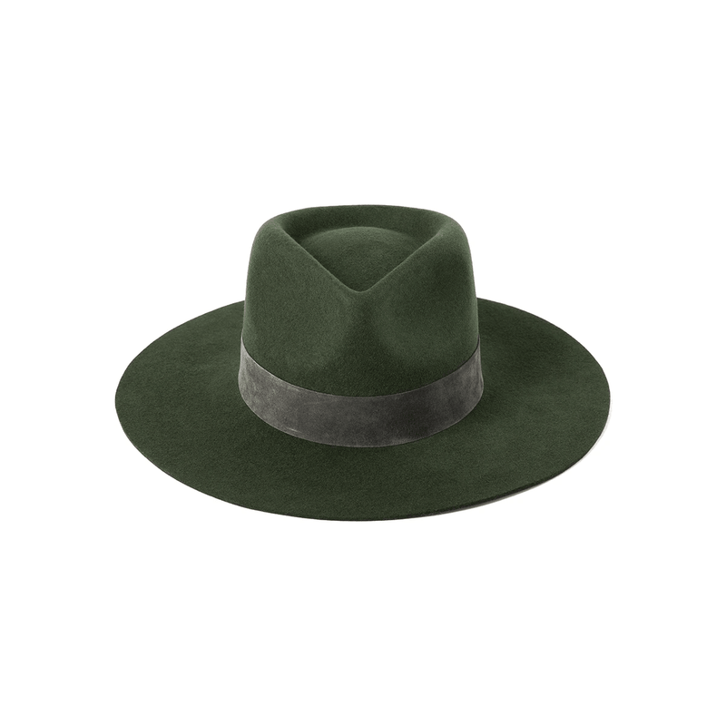 Lack of Color - The Mirage Wool Fedora Hat in Forest Green - OutDazl