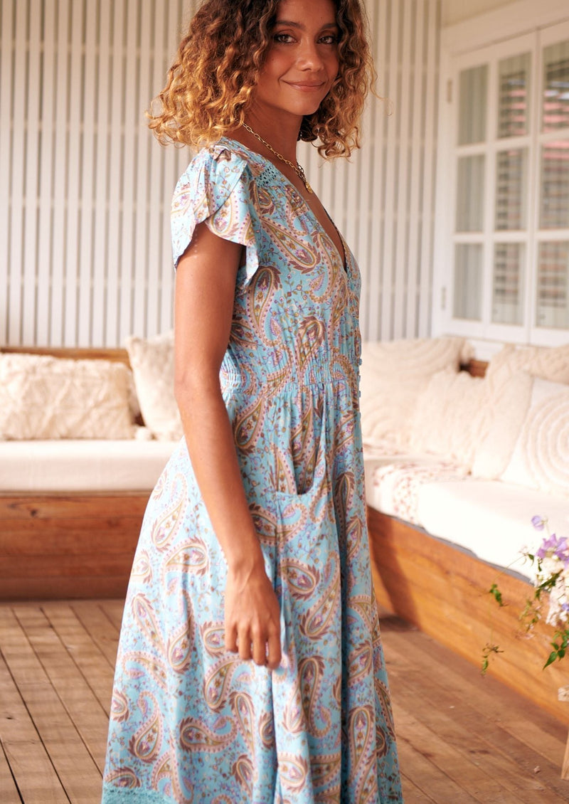 Carmen Maxi Dress in Lailah Print