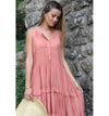 Lara Ethnics - Grecian Style Maxi Dress Fresia in Rust - OutDazl