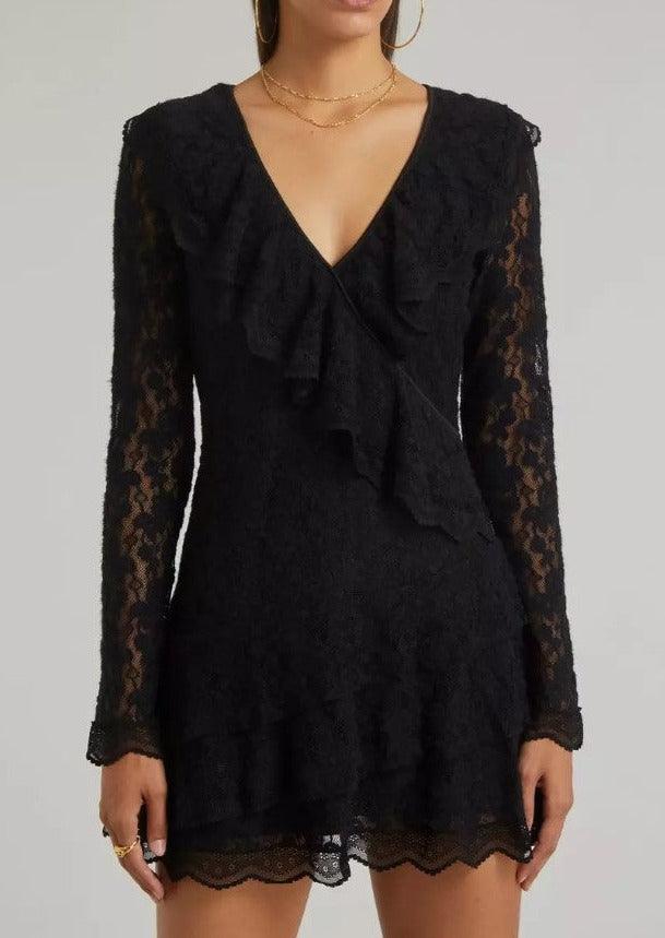 Lover ode discount lace mini dress