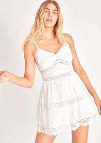 LoveShackFancy - Cinnamon Dress in True White - OutDazl