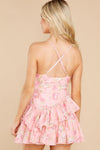 LoveShackFancy - Marion Cotton Silk Mini Dress in Pink Azaleas - OutDazl