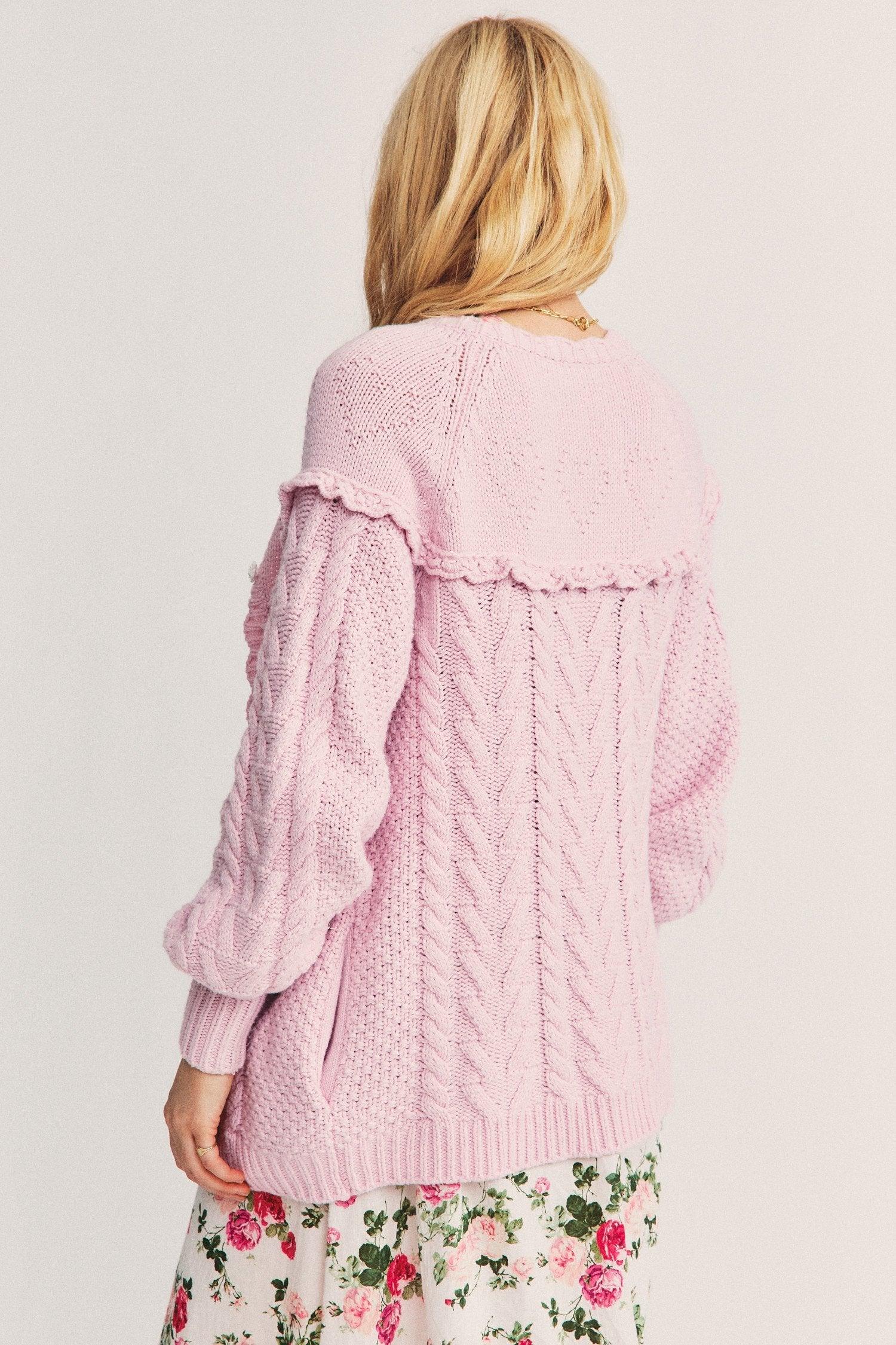 Pink boyfriend shop sweater