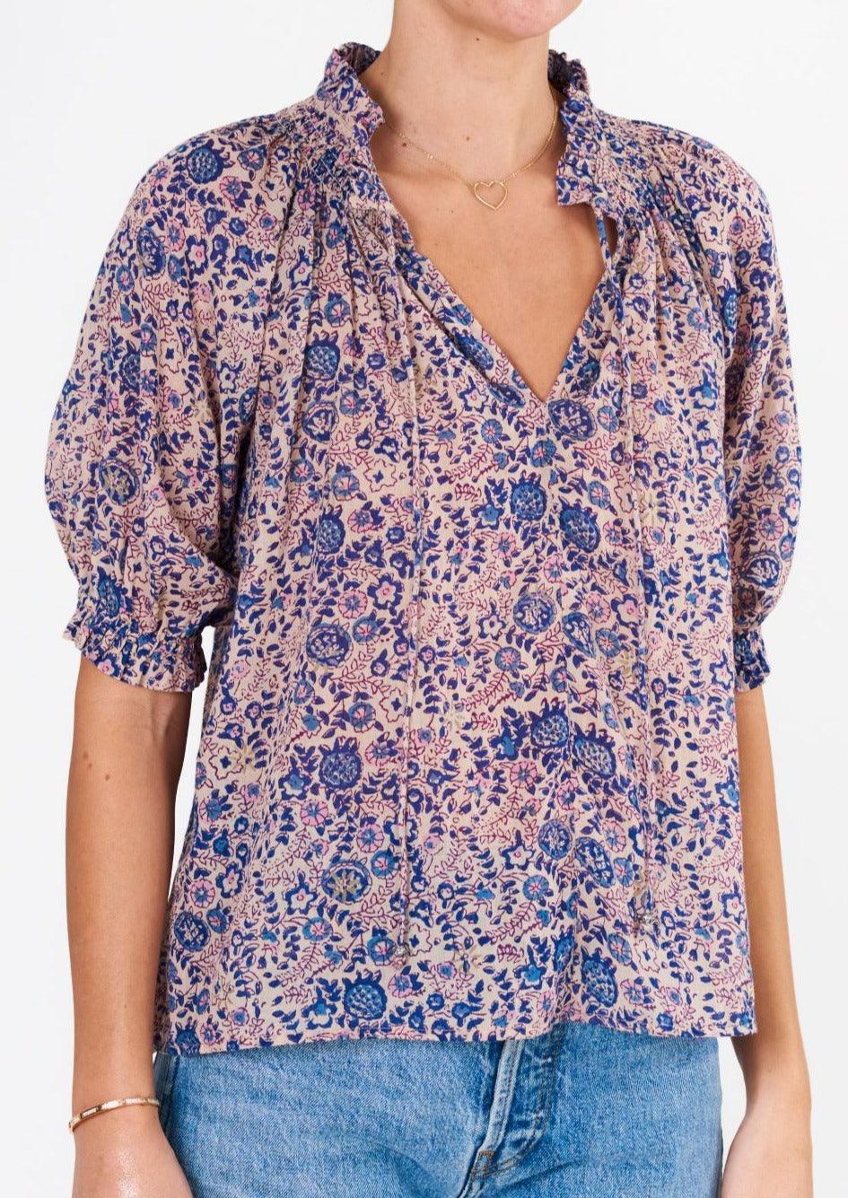 Mabe - Mabe Cass Print Top - OutDazl