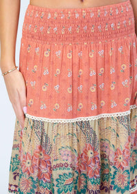Mabe - Mabe Dulcie Print Maxi Skirt - OutDazl
