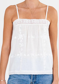 Mabe - Mabe Embroidered Cami Vela - OutDazl