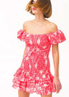 Maia Bergman - Ada Smock Mini Dress in Pink - OutDazl