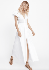 Maia Bergman - Basel Maxi Dress in White - OutDazl