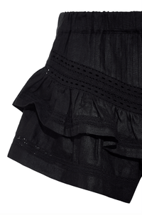 Maia Bergman - Claudia Top & Shorts Set in Black - OutDazl