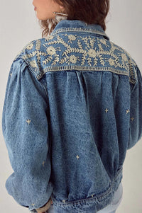 Embroidered Denim Jacket Arizona Loretta