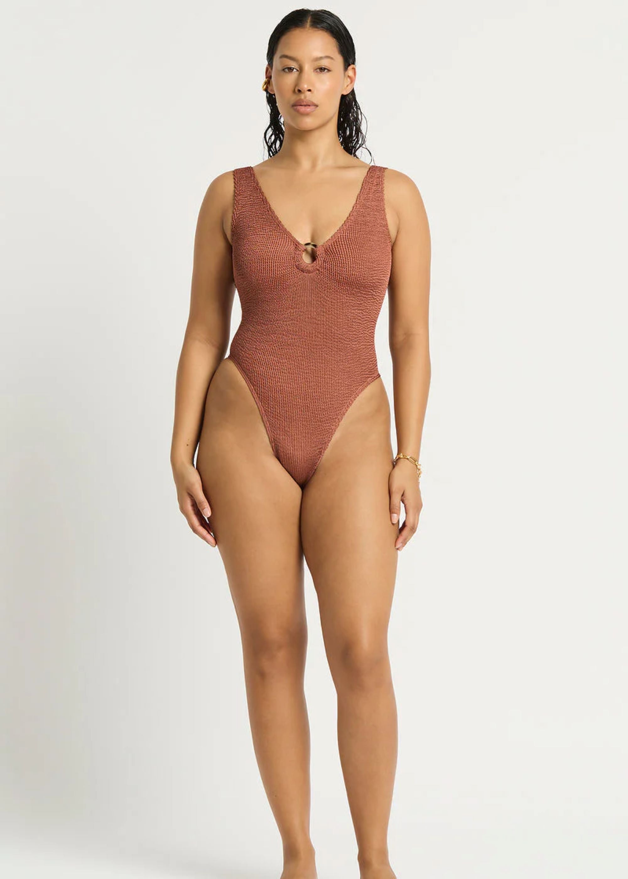 Ring Mara One Piece Swimsuit in Fawn