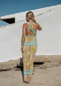 Multi Way Maxi Dress in Marrakech Print-Piti Cuiti-OutDazl