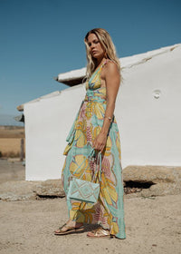 Multi Way Maxi Dress in Marrakech Print-Piti Cuiti-OutDazl