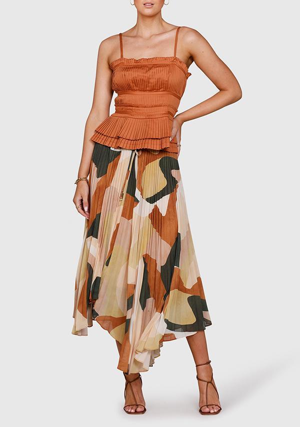 Ministry Of Style - Retro Resort Pleated Skirt - OutDazl