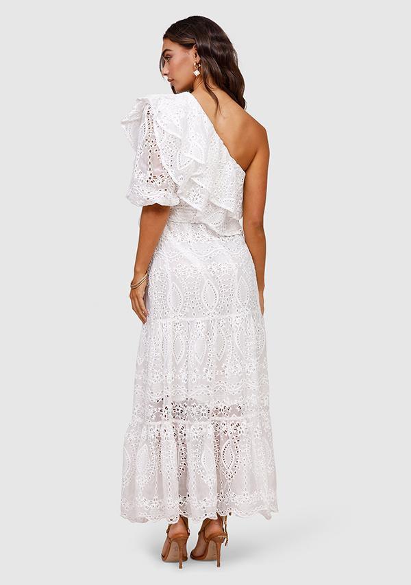 Ministry Of Style - Splendour Embroidery One Shoulder Dress - OutDazl