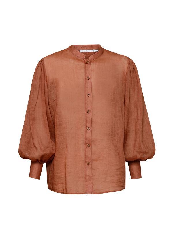 Ministry Of Style - Staycation Blouse in Nutmeg - OutDazl