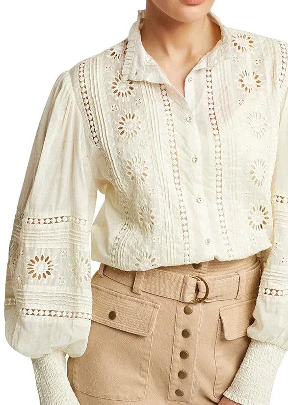 Ministry Of Style - Summer Loving Blouse in Ivory - OutDazl