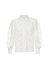 Ministry Of Style - Victoriana Lace Blouse in White - OutDazl