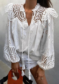 Ministry Of Style - Westbound Blouse in White - OutDazl