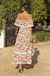 Miss June - Floral Print Hi Low Dress Rayan - OutDazl