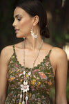 Miss June - Gold seashell hoop earrings - OutDazl