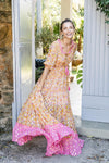 Miss June - Maxi Dress Sally in Pink - OutDazl