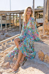 Miss June - Maxi Floral Print Dress Baila - OutDazl