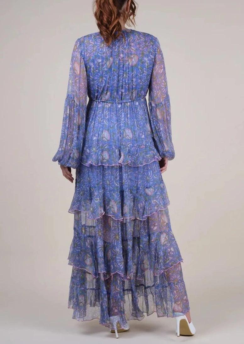 Miss June - Maxi Layered Dress Emilia - OutDazl