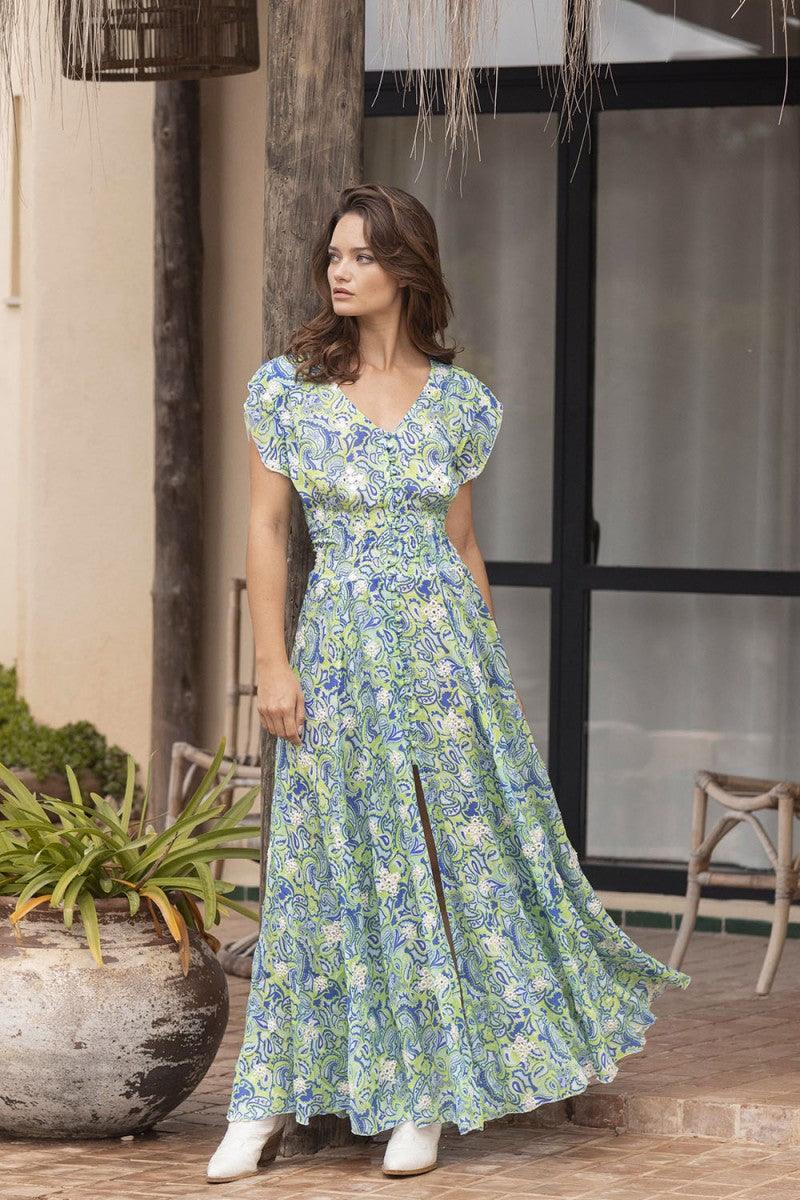 Miss June - Maxi Print Dress Icon - OutDazl