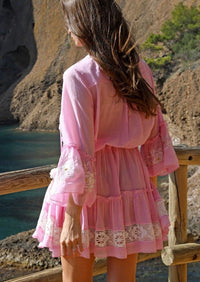 Miss June - Miss June Dress Cecilia in Pink - OutDazl