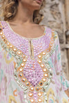 Miss June - Miss June Kaftan Dress Fresh in Pastel - OutDazl