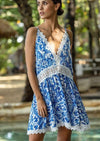 Miss June - Miss June Mini Dress Siam - OutDazl