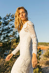 Miss June - Miss June White Max Crochet Dress Yam - OutDazl