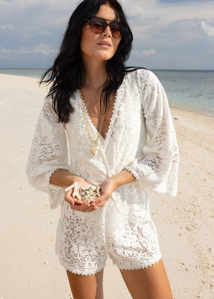 Lace Romper Oasis-Miss June-OutDazl