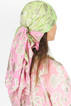 Miss June - Scarf Myrtille in Ombre Pink & Green - OutDazl