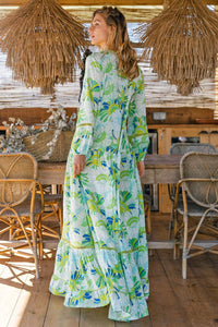 Miss June - Tropical Print Maxi Dress Lola - OutDazl