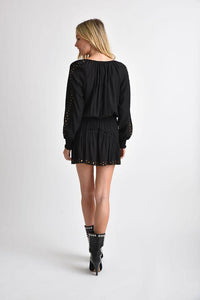 Muche & Muchette - Akio Studded Mini Dress in Black - OutDazl