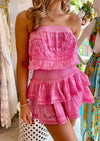 Muche & Muchette - Coquette Bandeau Dress in Pink - OutDazl