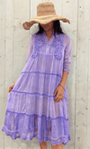 Muche & Muchette - Jolene Cotton Voile Dress in Lavender - OutDazl
